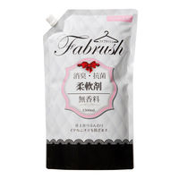 fabrush（ファブラッシュ） 消臭・抗菌 柔軟剤 無香料 詰め替え 大容量 1500ml 1個 柔軟剤 ロケット石鹸