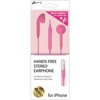 エアージェイ HANDS FREE STEREO EARPHONE HA-ES41 PK 2個（直送品）