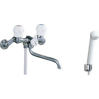 LIXIL 浴槽・洗い場兼用2ハンドルシャワーバス水栓 BF-K651-U（直送品）