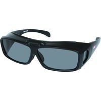ハート光学 メガネをかけたまま装着可能跳上式偏光サングラス COV01-1 1個