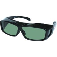 ハート光学 メガネをかけたまま装着可能跳上式偏光サングラス COV01-3 1個