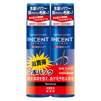 インセント 薬用 育毛トニック（無香料 プレミアムクール）180g×2本パック 男 メンズ（医薬部外品）バスクリン