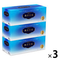 ティッシュペーパー 保湿 200組 （3箱入） 1セット（3パック） エリエール 贅沢保湿 大王製紙