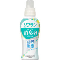 ソフラン プレミアム消臭 フレッシュグリーンアロマの香り 本体 510mL 1個 柔軟剤 ライオン【リニューアル】