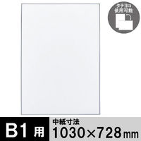 ポスターフレーム B1サイズ 軽量アルミ製 DSパネル シルバー 1000012560 アートプリントジャパン  1枚（わけあり品）