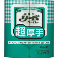 リードペーパー キッチンペーパー 業務用 超厚手中サイズ 40枚×2ロール ライオン　1箱（6個入り）（取寄品）