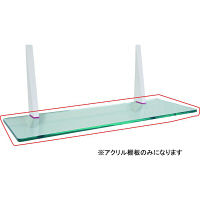サヌキ アイム・クランプ専用 透明 アクリル棚板 CC-550AG6020（直送品）