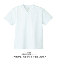 トムス ドライVネックTシャツ ホワイト 00337-AVT-001