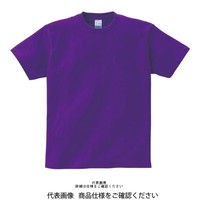 トムス ヘビーウェイトTシャツ パープル 00085-CVT-014