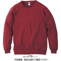 トムス レディースクルーネックライトトレーナー バーガンディ WM 00219-MLC-112-WM 1セット(2枚)（直送品）