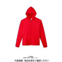 トムス ドライジップパーカー レッド S 00338-AMZ-010-S 1セット(2枚)（直送品）