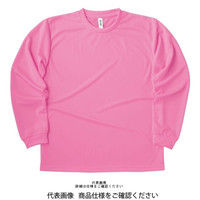 トムス ドライロングスリーブTシャツ ピンク 5L 00304-ALT-011-5L 1セット(2枚)（直送品）