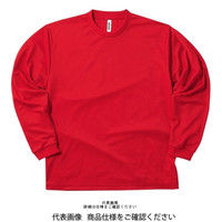 トムス ドライロングスリーブTシャツ レッド 5L 00304-ALT-010-5L 1セット(2枚)（直送品）