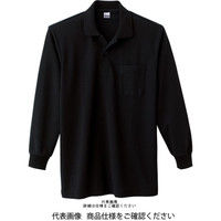 トムス T/C長袖ポロシャツ(ポケット付) ブラック M 00169-VLP-005-M 1セット(2枚)（直送品）