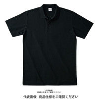 トムス カジュアルポロシャツ ブラック M 00193-CP-005-M 1セット(2枚)（直送品）