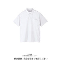 トムス ドライボタンダウンポロシャツ ホワイト M 00331-ABP-001-M 1セット(2枚)（直送品）