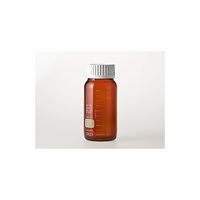 柴田科学 ねじ口びん 広口 茶褐色 白キャップ付 1L 017250-31000A 1箱(10個) 61-4411-93（直送品）