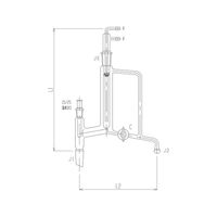 旭製作所 手動還流器 ガラスコック 3534ー6LE 1個 62-2109-13（直送品）