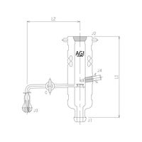 旭製作所 液サンプリングアダプター A ガラスコック 3584ーJEーL 1個 62-2109-53（直送品）