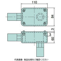 日動電工 露出用ユニバーサルボックス28LB グレー HI LB28GHW 1セット（3個）（直送品）