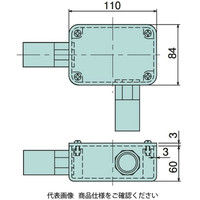 日動電工 露出用ユニバーサルボックス28LL