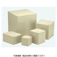 日動電工 プルボックス平蓋100X100X75 アイボリー HI PB101075JHW 1セット(4個)（直送品）