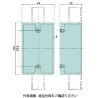 日動電工 露出用スイッチボックス1個用28深型