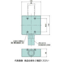 日動電工 露出用スイッチボックス2個用28