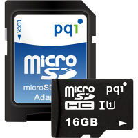 MicroSDHCカード 16GB Class10 UHS-I対応 永久保証 （国内正規品） MS10U11-16H 5個 PQI（直送品）