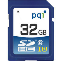SDHCカード 32GB Class10 UHS-I対応 永久保証 （国内正規品） SD10U11-32 2個 PQI（直送品）
