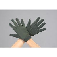 エスコ [L] 手袋(合成皮革/OD色) EA353BJ-92 1セット(6双)（直送品）