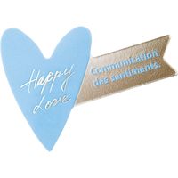 ヘッズ ハートシルバーケーキピック/ブルー-2 HTS-PC2 1セット(500枚:100枚×5パック)