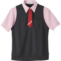 カーシーカシマ ポロシャツ レッド S ASP291（取寄品）