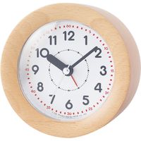 ノア精密 アラームクロック：スタンプピノコ 置き時計 [スイープ アラーム] 98×98×55mm T-725 N-Z 1個（直送品）