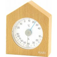 エンペックス気象計 kuuki オウチ温湿度計　ナチュラル KU-4770 1個