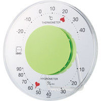 セレナハート温湿度計 緑 LV-7303 エンペックス気象計（直送品）