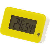 シュクレ・イルミー温湿度計 イエロー TD-8334 2個 エンペックス気象計（直送品）