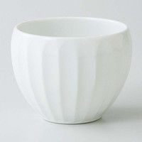 西海陶器 白磁 デザートカップ 竹林彫 44169 5個（直送品）