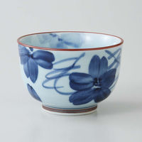 西海陶器 染花紋 京仙茶 64398 1セット(10個:5個×2箱)