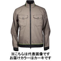 ボンマックス ROCKY メンズバックプリーツブルゾン カーキ L RJ0602-4-L 1枚（直送品）