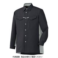 ミドリ安全 作業服 春夏 長袖 シャツ GS2709 上 チャコール 5L 3120393609 1点（直送品）
