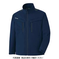 ミドリ安全 防寒服 ストレッチ ジャンパー ハーネス対応 VE2017 上 ネイビー 3L 3130026707 1点（直送品）