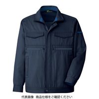 ミドリ安全 作業服 秋冬 長袖 ジャンパー ハーネス対応 VE587 上 ネイビー 3L 3110126607 1点（直送品）