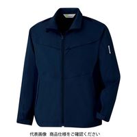 ミドリ安全 作業服 秋冬 長袖 ストレッチ ブルゾン VE627 上 ネイビー LL 3111193506 1点（直送品）