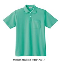 ミドリ安全 春夏 半袖 ポロシャツ PS06N 上 ミントグリーン 4L 3120143208 1点（直送品）