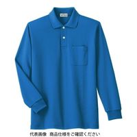 ミドリ安全 春夏 長袖 ポロシャツ PS203N 上 ロイヤルブルー 3L 3120143707 1点（直送品）