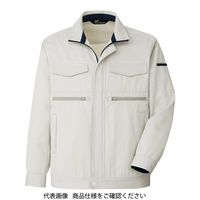 ミドリ安全 作業服 春夏 長袖 ブルゾン ハーネス対応 VES2581 上 シルバーグレー M 3120303604 1点（直送品）