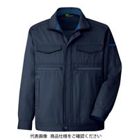 ミドリ安全 作業服 春夏 長袖 ブルゾン ハーネス対応 VES2587 上 ネイビー 4L 3120303808 1点（直送品）
