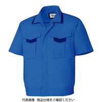 ミドリ安全 作業服 春夏 半袖 ブルゾン GS673 上 ロイヤルブルー 3L 3120390607 1点（直送品）