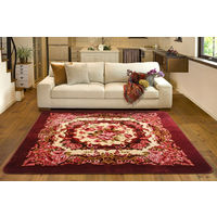 萩原 ホットカーペットカバー リオ3 幅1850×奥行1850mm ブラウン 240588303 1枚（直送品）